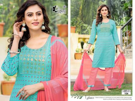 Sabhyata By Kinti Readymade Designer Salwar Suits Catalog